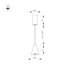 Интерьерный подвесной светильник SP-ELEMENTA-CONE-R83-9W Warm3000 (WH, 39 deg, 230V) арт.032772