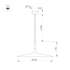 Светильник светодиодный подвесной декоративный SP-FIORE-R400-13W Warm3000 (WH, 120 deg, 230V) IP20 арт.036000