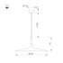 Диодный подвесной светильник интерьерный SP-FIORE-R400-13W Day4000 (BK, 120 deg, 230V) арт.036002