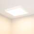 Светодиодный светильник бытового освещения Arlight CL-FIOKK-S220x220-18W Day4000-MIX WH 120 deg 03447