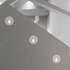 Светильник LED встраиваемый в стену акцентный точечный влагозащищенный IP65 Arlight LT-GAP-R70-3W Warm3000 WH 30 deg арт.025737