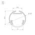 Профиль анодированный алюминиевый для светодиодных лент круглый подвесной ROUND-D18-2000 ANOD Arlight ref.025482