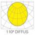 Светильник CSVT VOLGA/38/IP20/110° DIFFUS (5000К, белый) линейный светодиодный