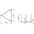Светильник подвесной Ledeffect треугольник Ledeffect ОРИОН R3 65вт LE-ССО-38-065-5318-20Т (3000К)