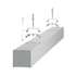 Линейный светильник Geniled Trade Linear Advanced 1500х65х60 60Вт 5000K IP54 Микропризма арт.21932