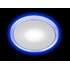 Светильник светодиодный круглый c синей подсветкой ЭРА LED 9W 220V 4000K (арт. Б0017493)