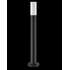 Наземный уличный светильник высокий под лампу E27 садово-парковый IP54 серый Maytoni Willis O418FL-01GR1 d80x800x125mm ( 4251110032191)